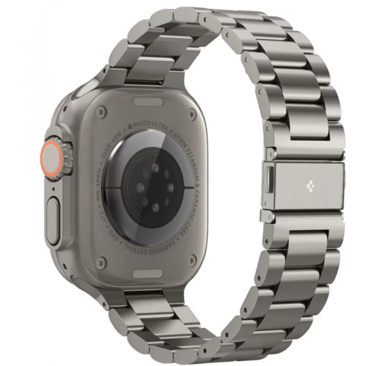 Spigen SGP Modern Fit Titanium Λουράκι Μπρασελέ για Apple Watch SERIES 49mm/46mm/45mm/44mm - Natural ΤΙΤΑΝΙΟ - AMP09105